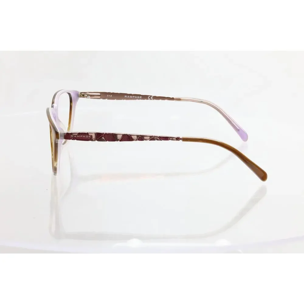 Rampage R175 BRN 52-16-135mm Eyeglass FRAMES ONLY - GOOD CONDITION - READ